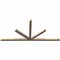 Ekena Millwork Saratoga Smooth Timber Gable Bracket, Douglas Fir, 108"W x 49"H x 3 1/2"D x 3 1/2"F, 11/12 Pitch GBW108X49X0404SAR00SDF - alternate 3